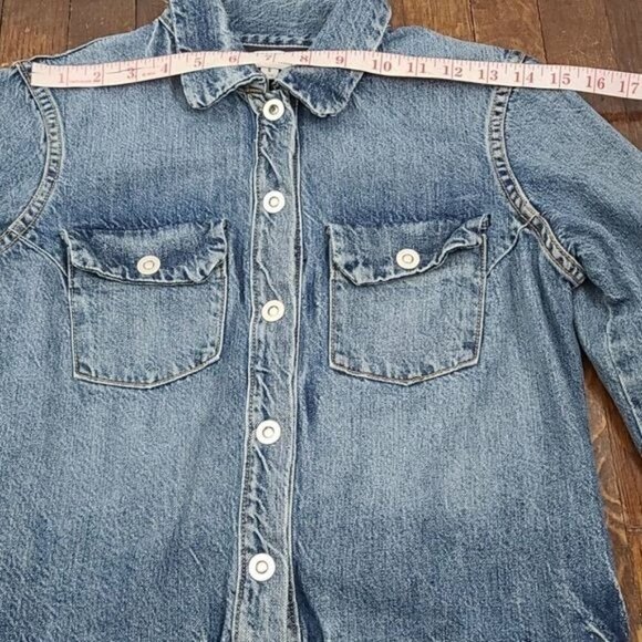Elizabeth and James Denim Jacket Small Classic Designer - Picture 6 of 13
